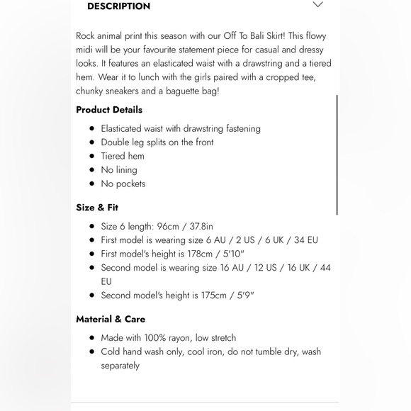 OFF TO BALI SKIRT IN LEOPARD PRINT by Showpo - Picture 3 of 7